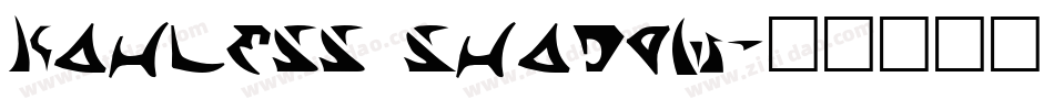Kahless Shadow字体转换